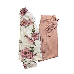 Women’s casual pants set, floral pants set
